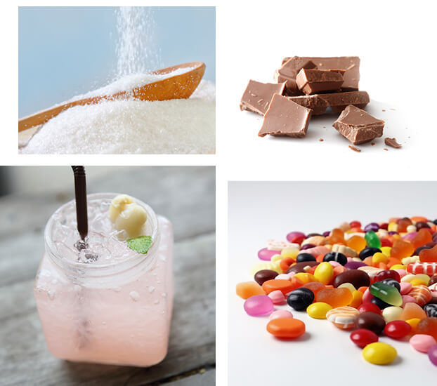 For meget sukker i din kost skader din hud